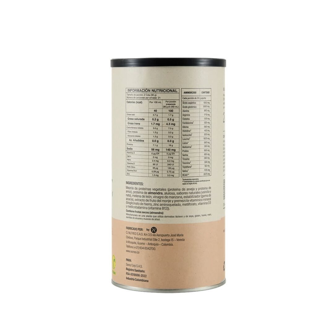 Proteína | Veggie Powder Creamy Vanilla 630g - Image 4
