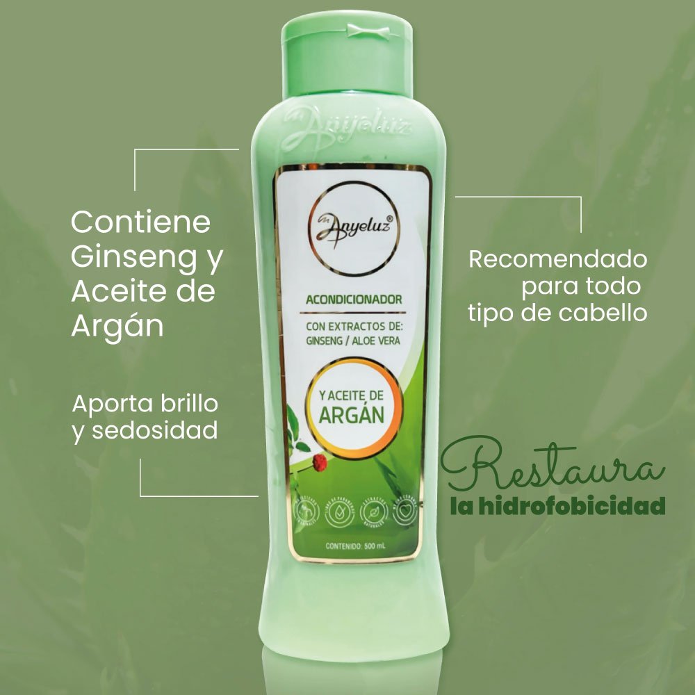 Anyeluz | Acondicionador Aloe Vera y Argán | Alimentos Sostenibles