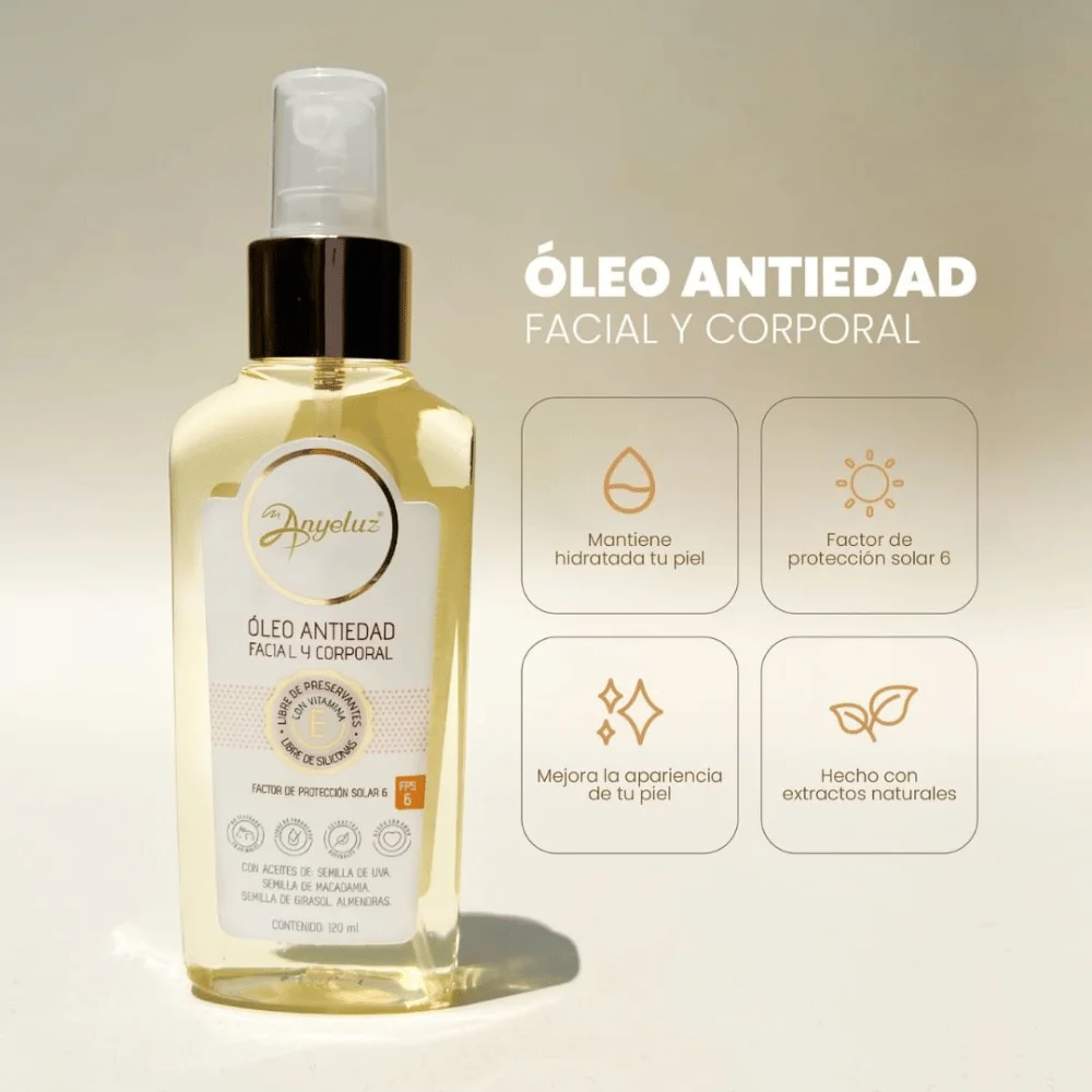 Anyeluz - Óleo Antiedad | Alimentos Sostenibles