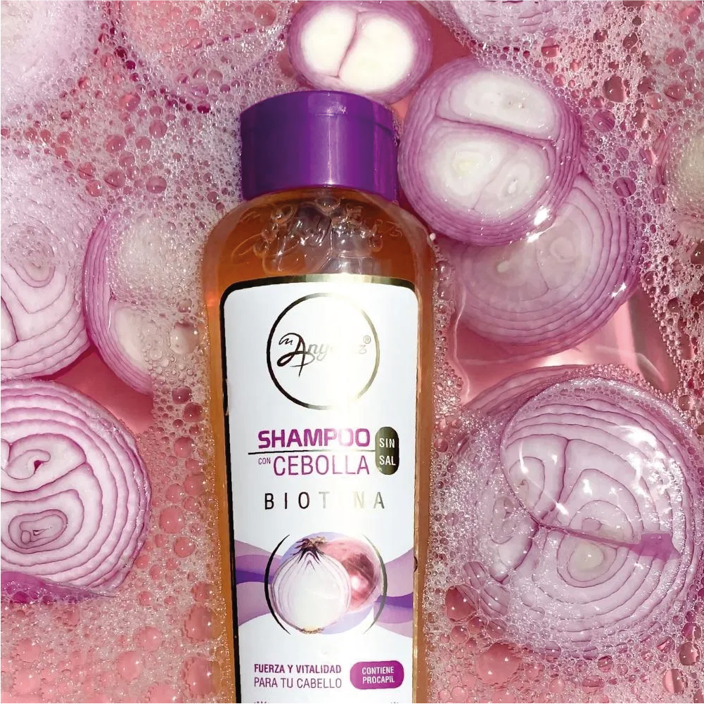 Anyeluz - Shampoo de Cebolla | Alimentos Sostenibles