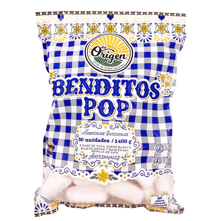 Deditos benditos pop, Del Origen, Alimentos Sostenibles.