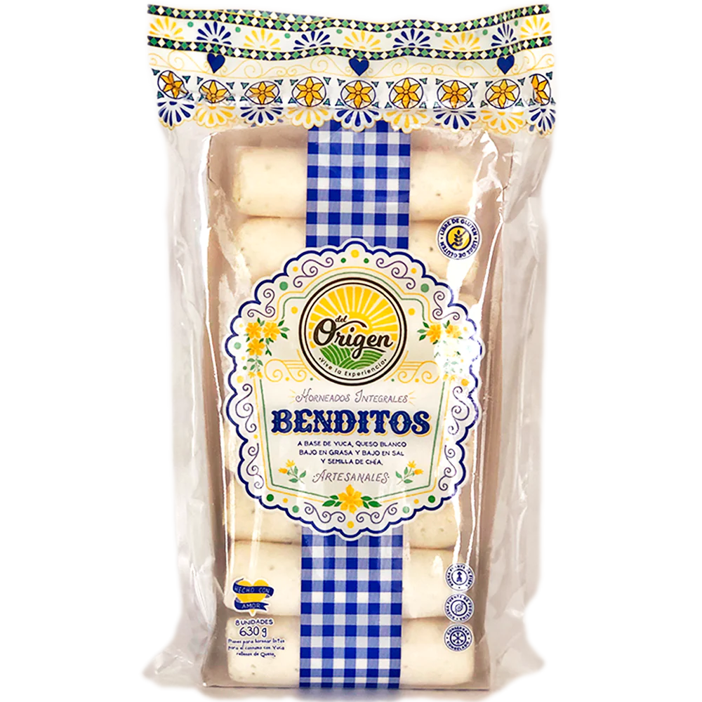 Benditos de queso SIN gluten, Del Origen, Alimentos Sostenibles