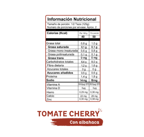 Salsa de Tomate con Albahaca. El Dorado. Alimentos Sostenibles