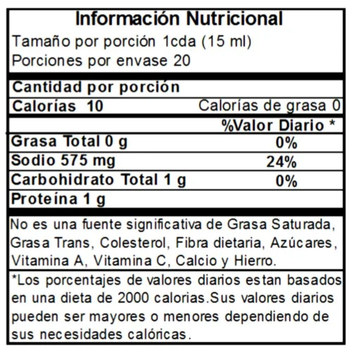 Salsa de soya, baja en sodio, Kikkoman. Alimentos Sostenibles