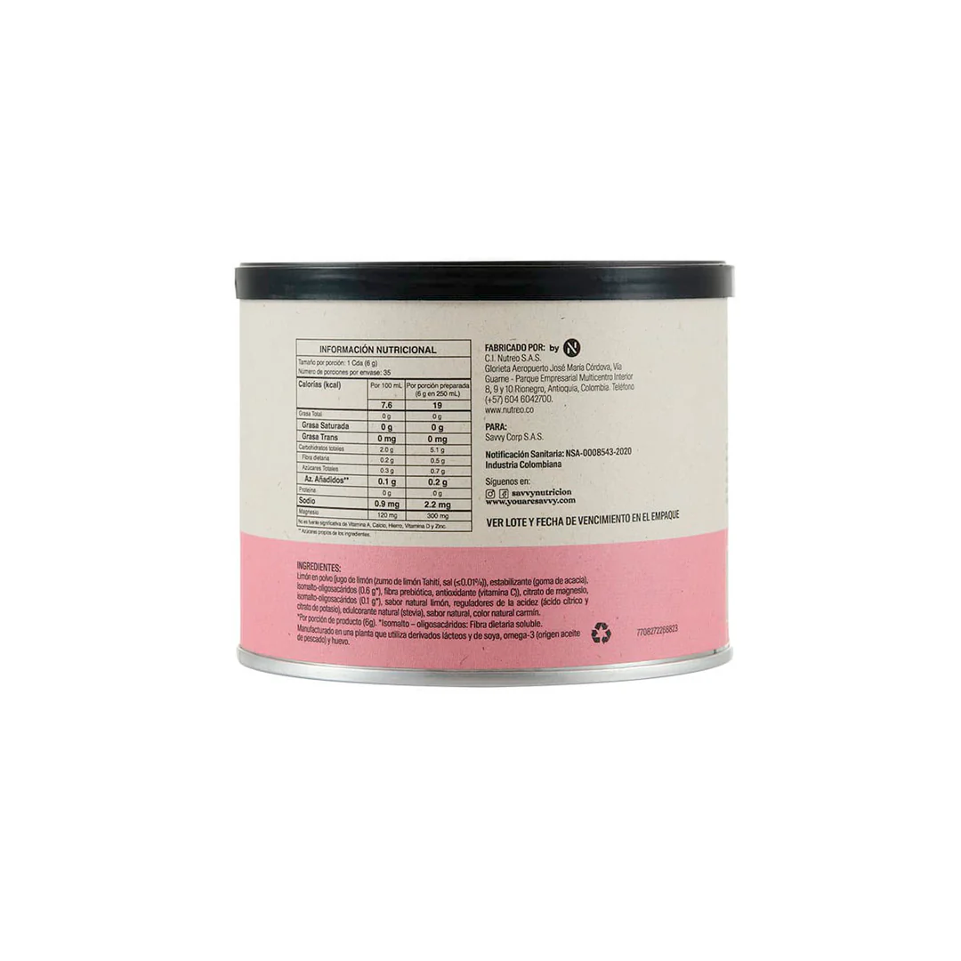 Limonada Rosada, Great Day, Savvy, Alimentos Sostenibles.