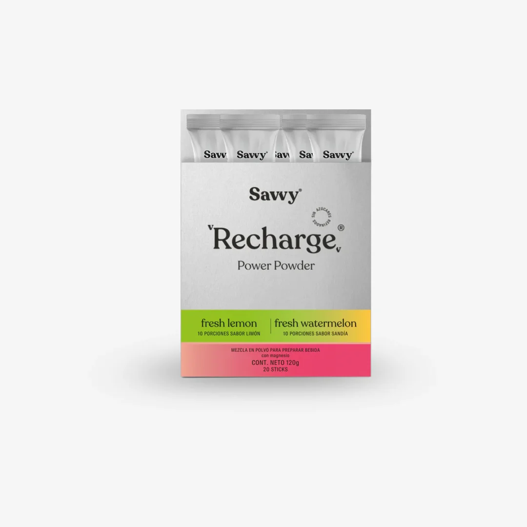 Savvy Recharge, Surtido, Limon, Sandia, Alimentos Sostenibles.