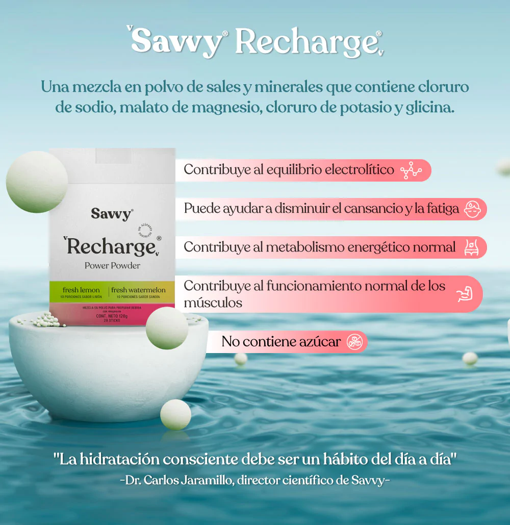 Savvy Recharge, Surtido, Limon, Sandia, Alimentos Sostenibles.