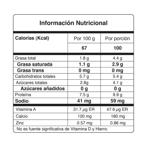 Yogurt Griego de Vainilla, San Martín, Alimentos Sostenibles.