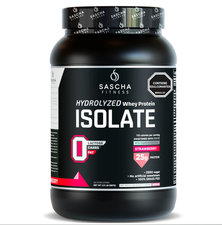 Isolate de Proteína Sascha Fitness | Alimentos Sostenibles