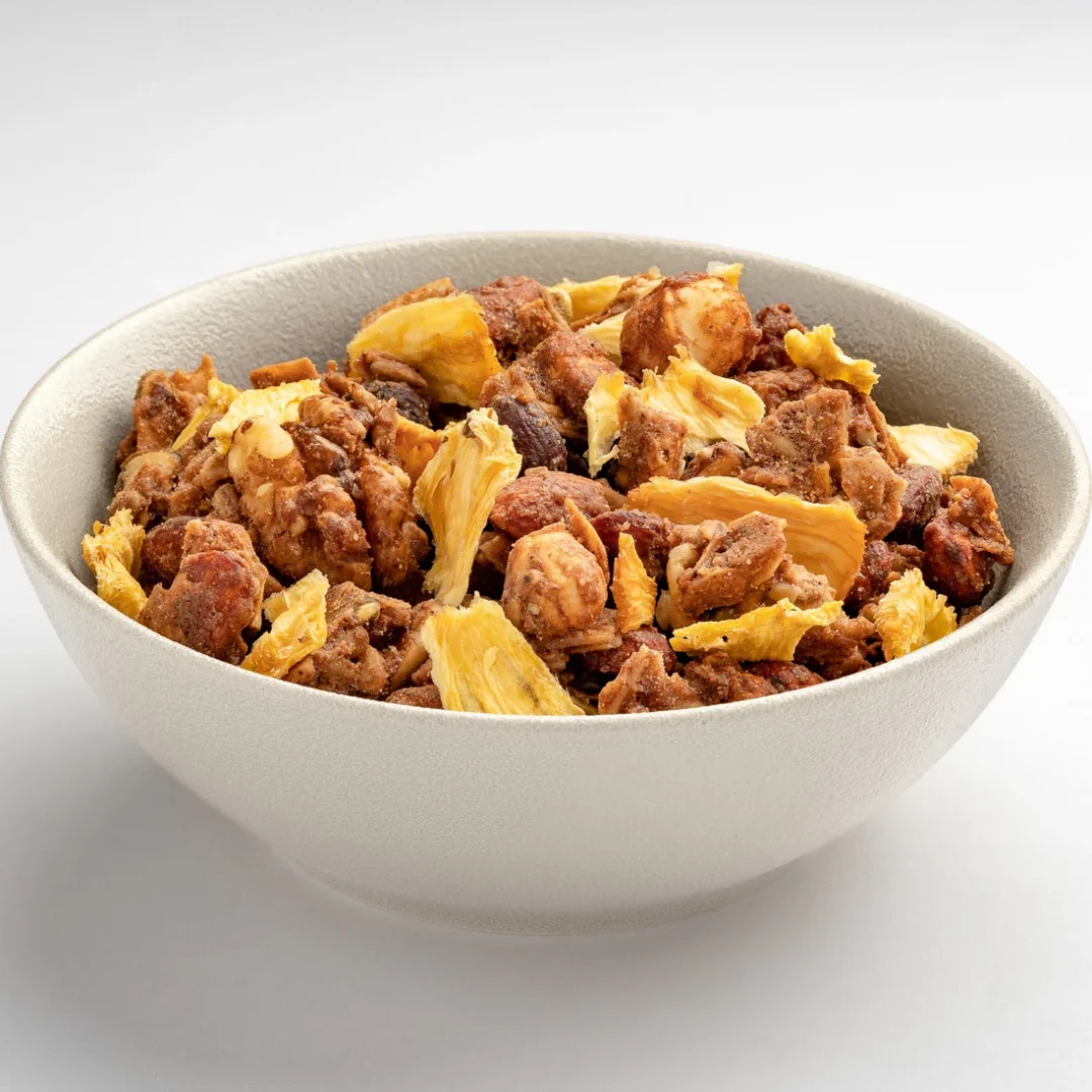 Granola Keto de Piña, Sofía Jaramillo, Alimentos Sostenibles.
