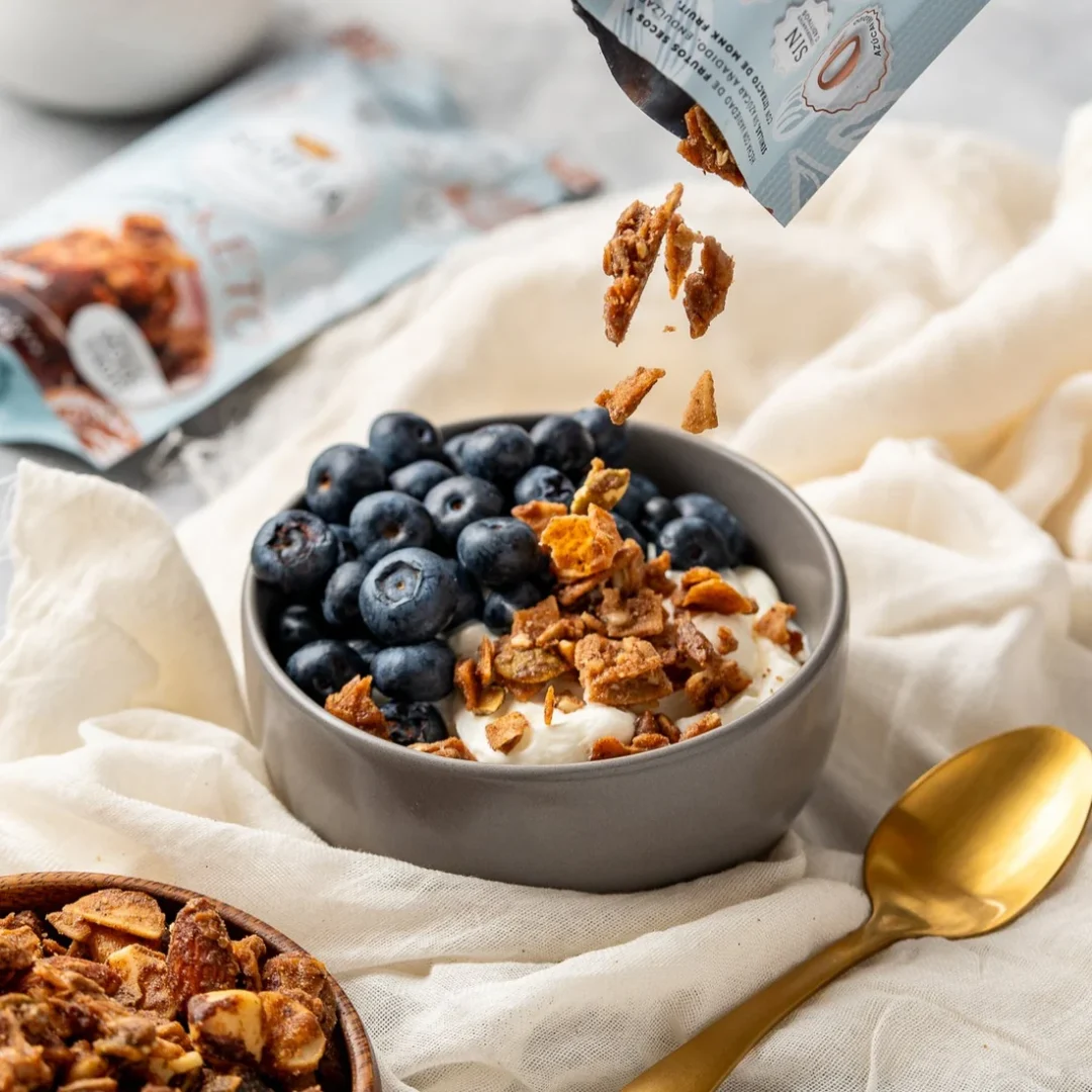 Sixpack granola keto, Sofía Jaramillo. Alimentos Sostenibles.