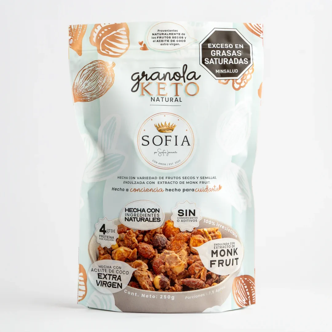 Granola Keto, Sofía Jaramillo, Alimentos Sostenibles.