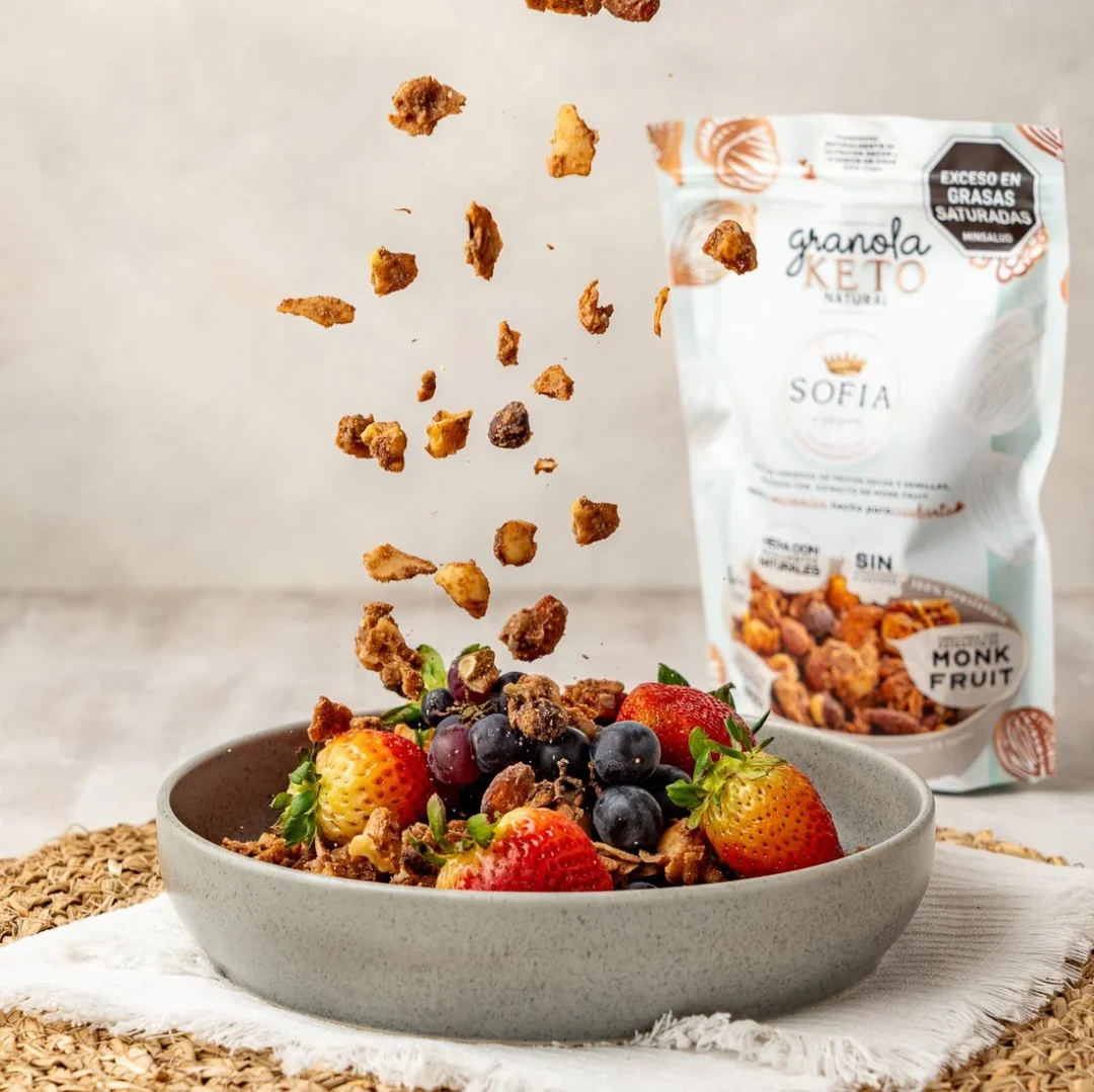 Granola Keto, Sofía Jaramillo, Alimentos Sostenibles.