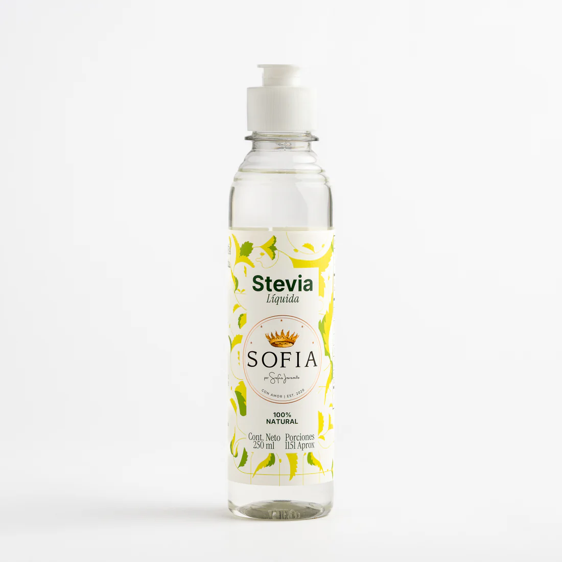 Stevia 100% Natural, Sofía Jaramillo, Alimentos Sostenibles.