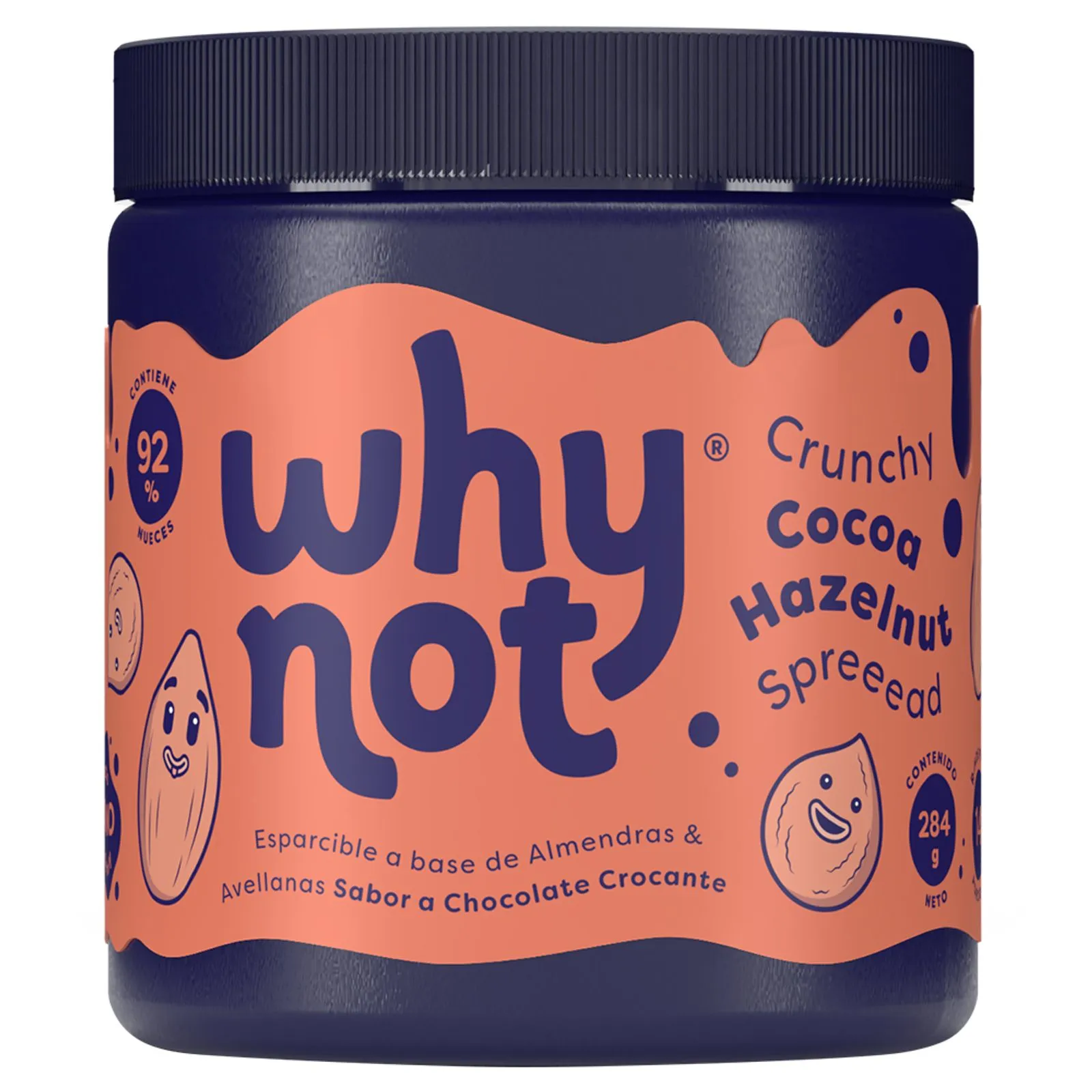 Esparcible de Almendras & Avellanas Crunchy Cocoa de Why Not | Alimentos Sostenibles