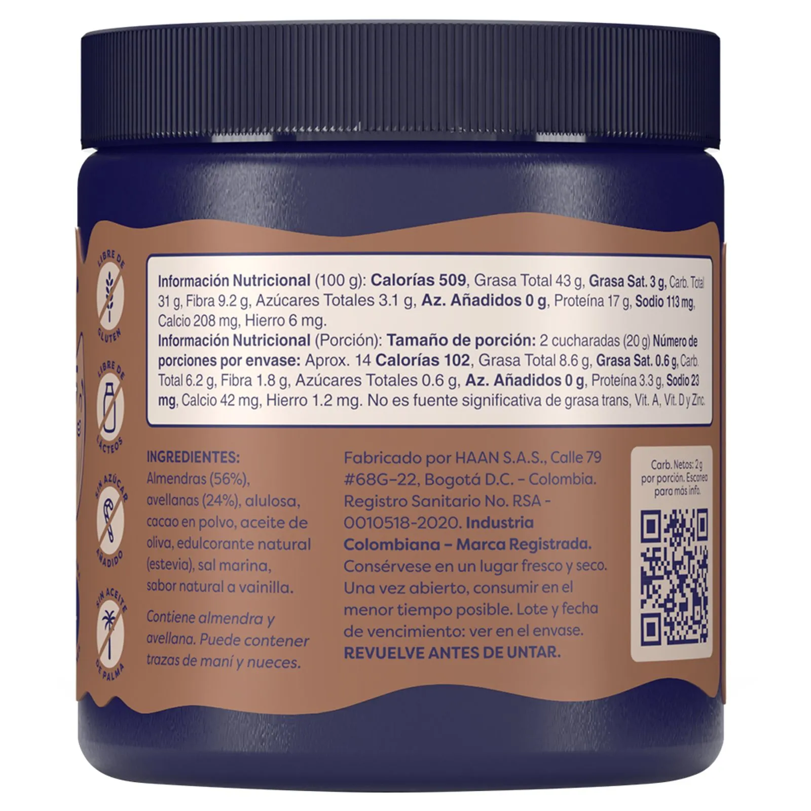 Esparcible de Nueces Cream Cocoa Why Not | Alimentos Sostenibles