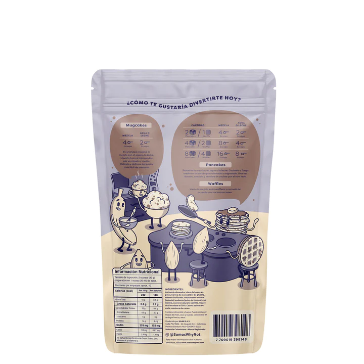 Mezcla de Pancakes & Waffles Why Not | Alimentos Sostenibles