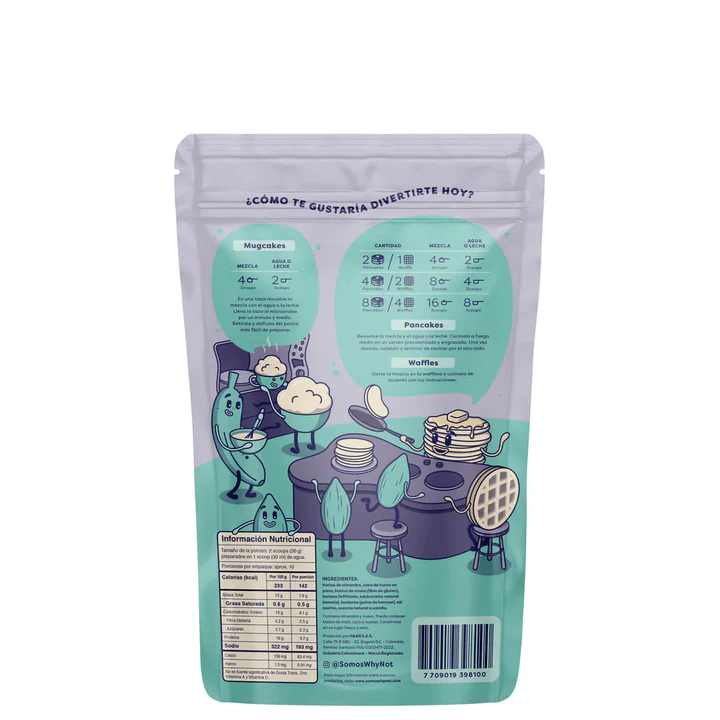 Mezcla de Pancakes & Waffles Why Not | Alimentos Sostenibles
