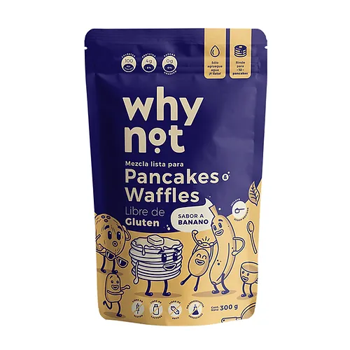 Mezcla de Pancakes & Waffles Why Not | Alimentos Sostenibles