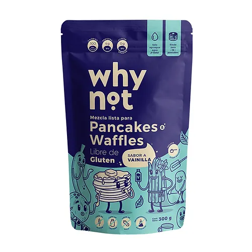 Mezcla de Pancakes & Waffles Why Not | Alimentos Sostenibles