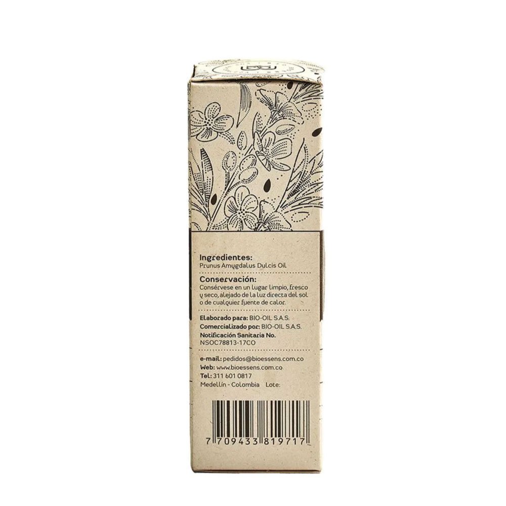 BioEssens | Aceite de Almendras 50 ml | Alimentos Sostenibles