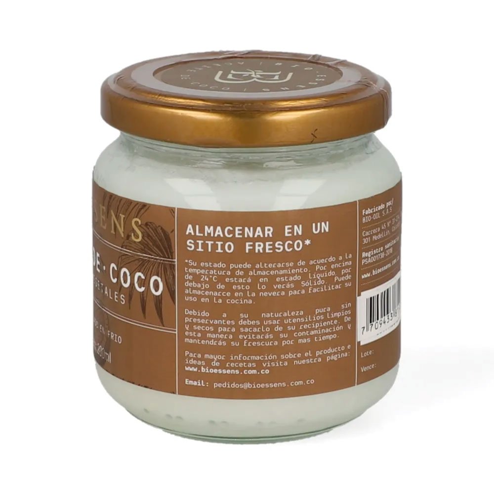 BioEssens | Aceite de Coco | Alimentos Sostenibles