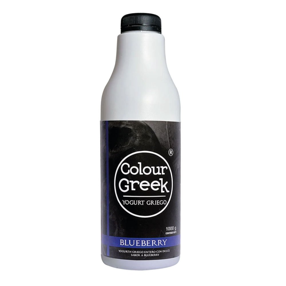 Colour Greek | Yogurt Griego Blueberry 1 lt | Alimentos Sostenibles