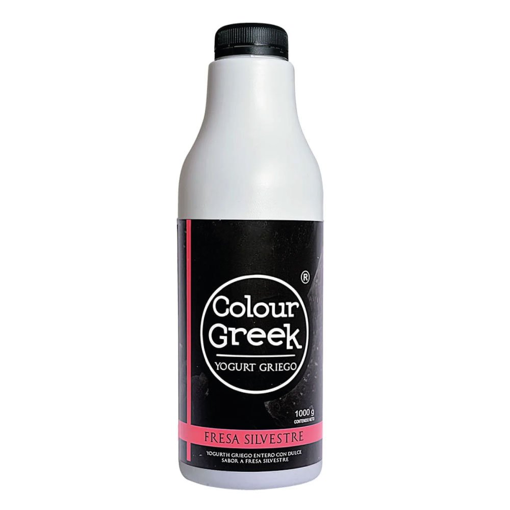 Colour Greek | Yogurt Griego Fresa 1 lt | Alimentos Sostenibles