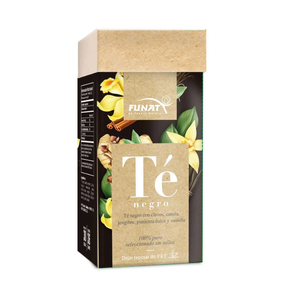 Funat | Té Negro con Clavos, Canela, Jenjibre | Alimentos Sostenibles