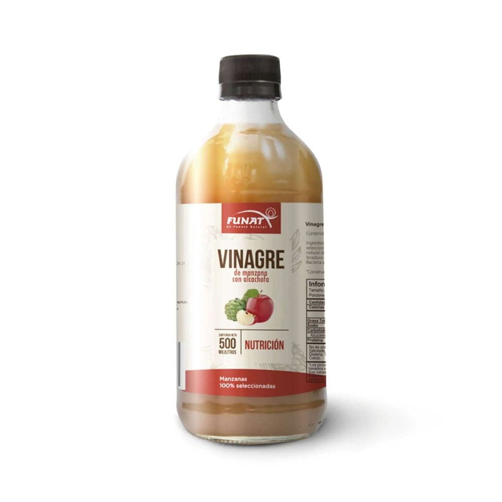 Funat | Vinagre de Manzana con Alcachofa 500 ml | Alimentos Sostenibles