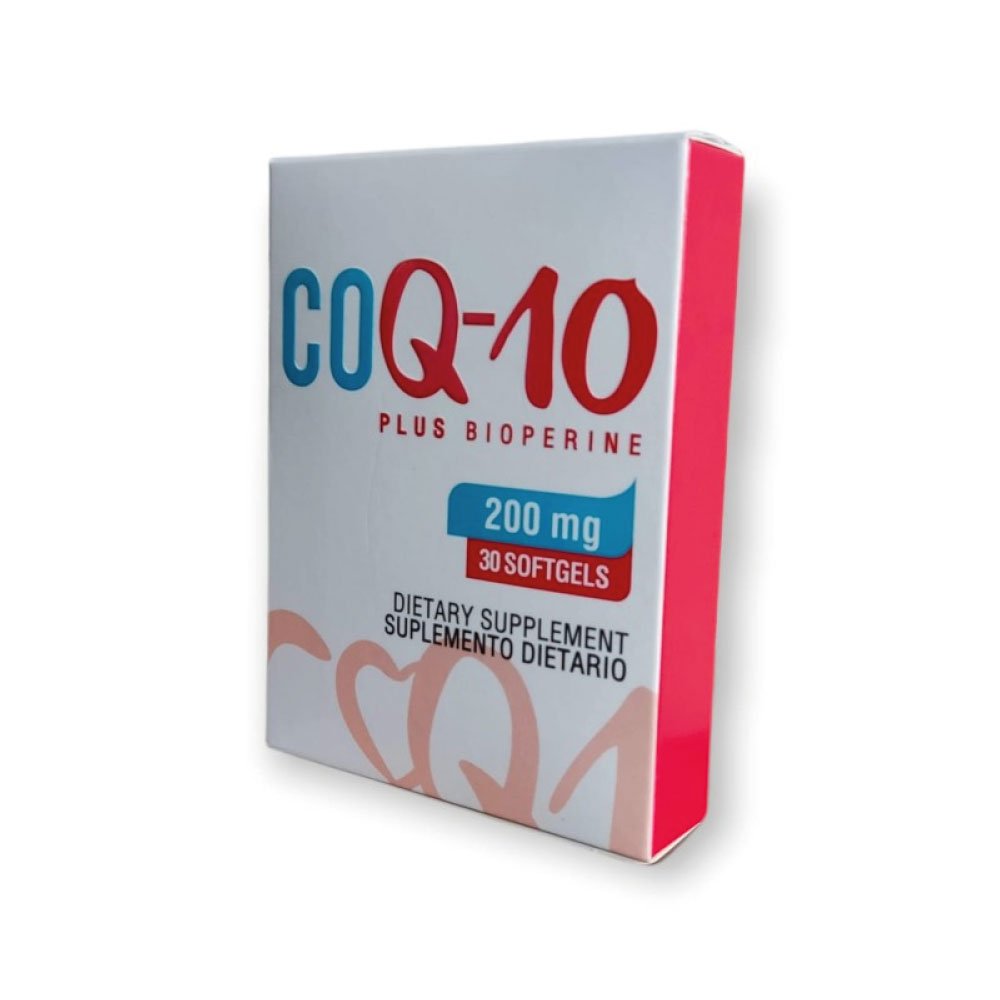 Healthy America | CoQ-10 Plus con Bioperine 200 mg | Alimentos Sostenibles
