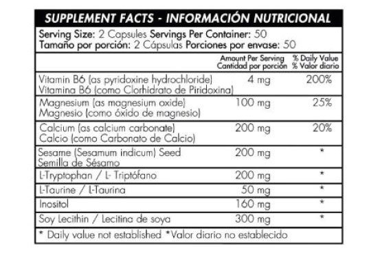 Healthy America | Bon Nuit 100 Cápsulas | Alimentos Sostenibles