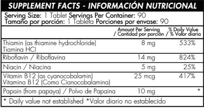 Healthy America | B-Complex con B-12 | Alimentos Sostenibles