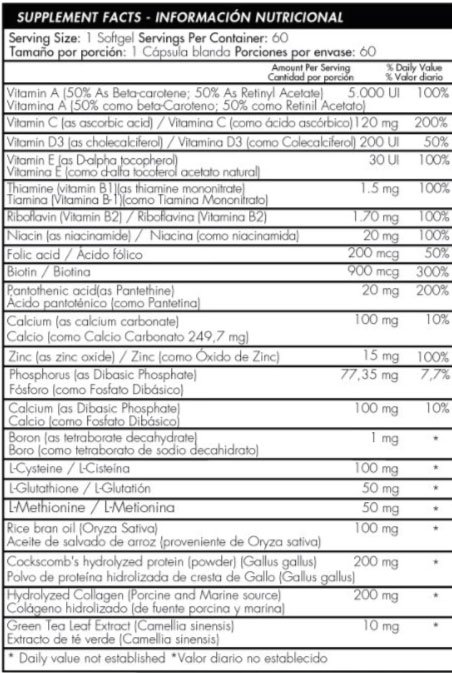 Healthy America | Colágeno & Biotina Complex | Alimentos Sostenibles