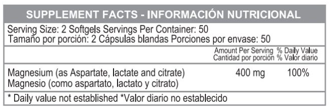 Healthy America | Super Magnesio 400 Mg | Alimentos Sostenibles