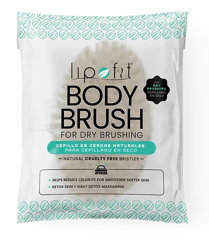Lipofit | Body Brush Cepillo de Cerdas Naturales | Alimentos Sostenibles