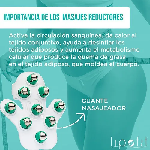 Lipofit | Guante Masajeador Corporal | Alimentos Sostenibles