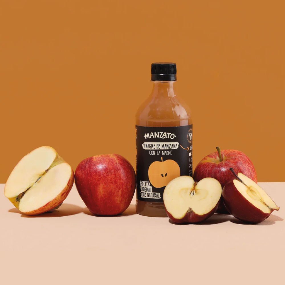 Manzato | Vinagre de Manzana 500 ml | Alimentos Sostenibles