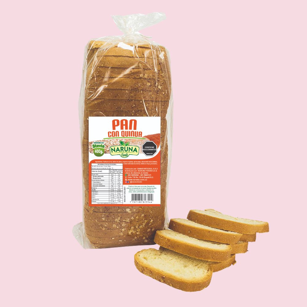 Naruna | Pan Tajado de Quinua | Alimentos Sostenibles