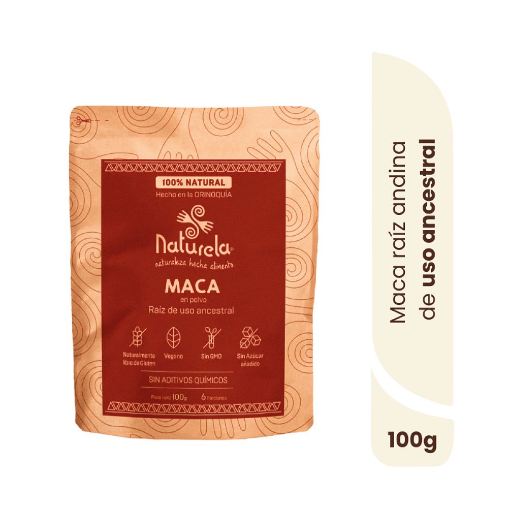 Naturela | Maca en Polvo 100 gr | Alimentos Sostenibles