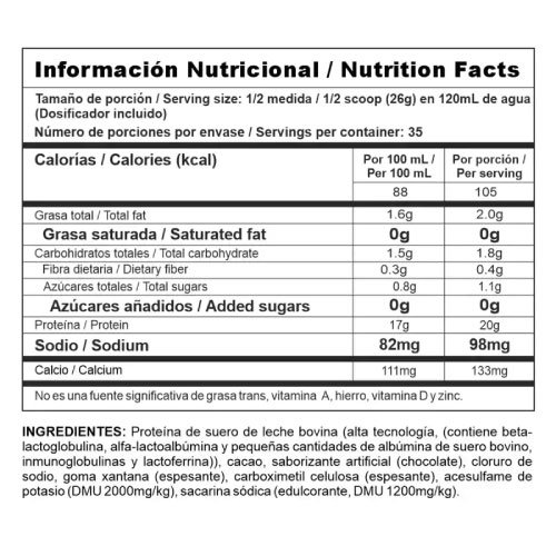 Nutramerican Pharma | BiPro Classic Chocolate 2 Libras | Alimentos Sostenibles