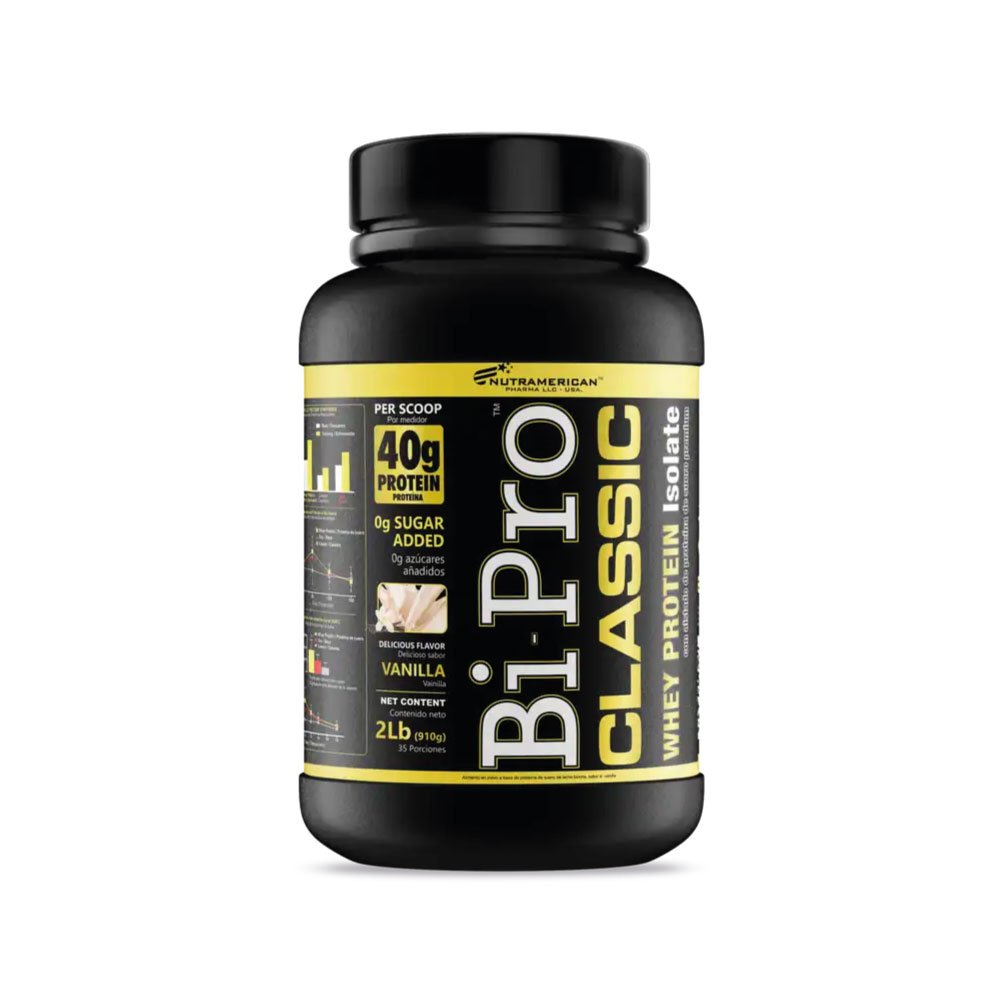 Nutramerican Pharma | BiPro Classic Vainilla 2 Libras | Alimentos Sostenibles