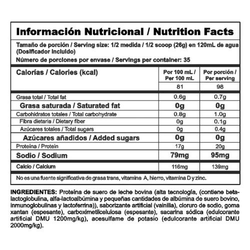 Nutramerican Pharma | BiPro Classic Vainilla 2 Libras | Alimentos Sostenibles
