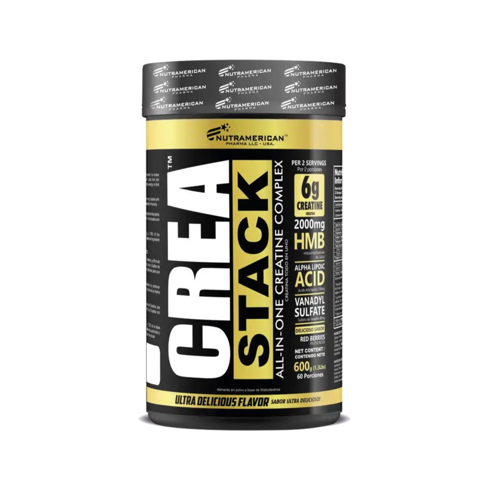 Nutramerican Pharma | Crea Stack Frutos Rojos 1.3 Libras | Alimentos Sostenibles