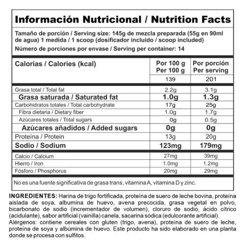 Nutramerican Pharma | Pancakes de Proteína con Albúmina | Alimentos Sostenibles