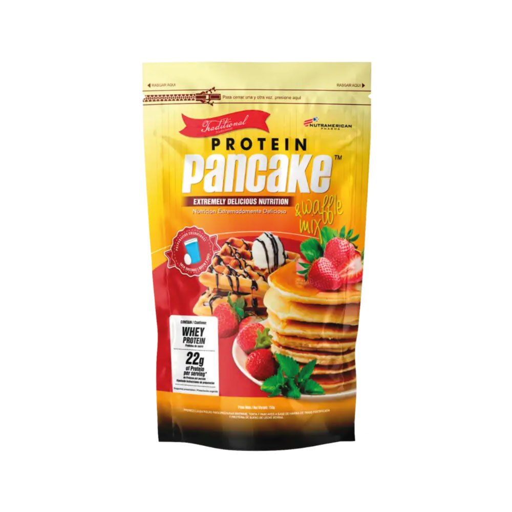 Nutramerican Pharma | Pancakes de Proteína Tradicional | Alimentos Sostenibles
