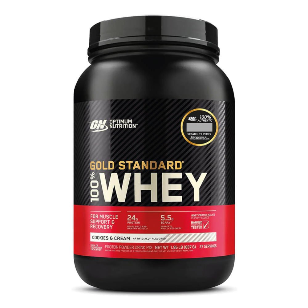 Optimum Nutrition | Gold Standard Whey 1,85 lbs Cookies & Cream | Alimentos Sostenibles