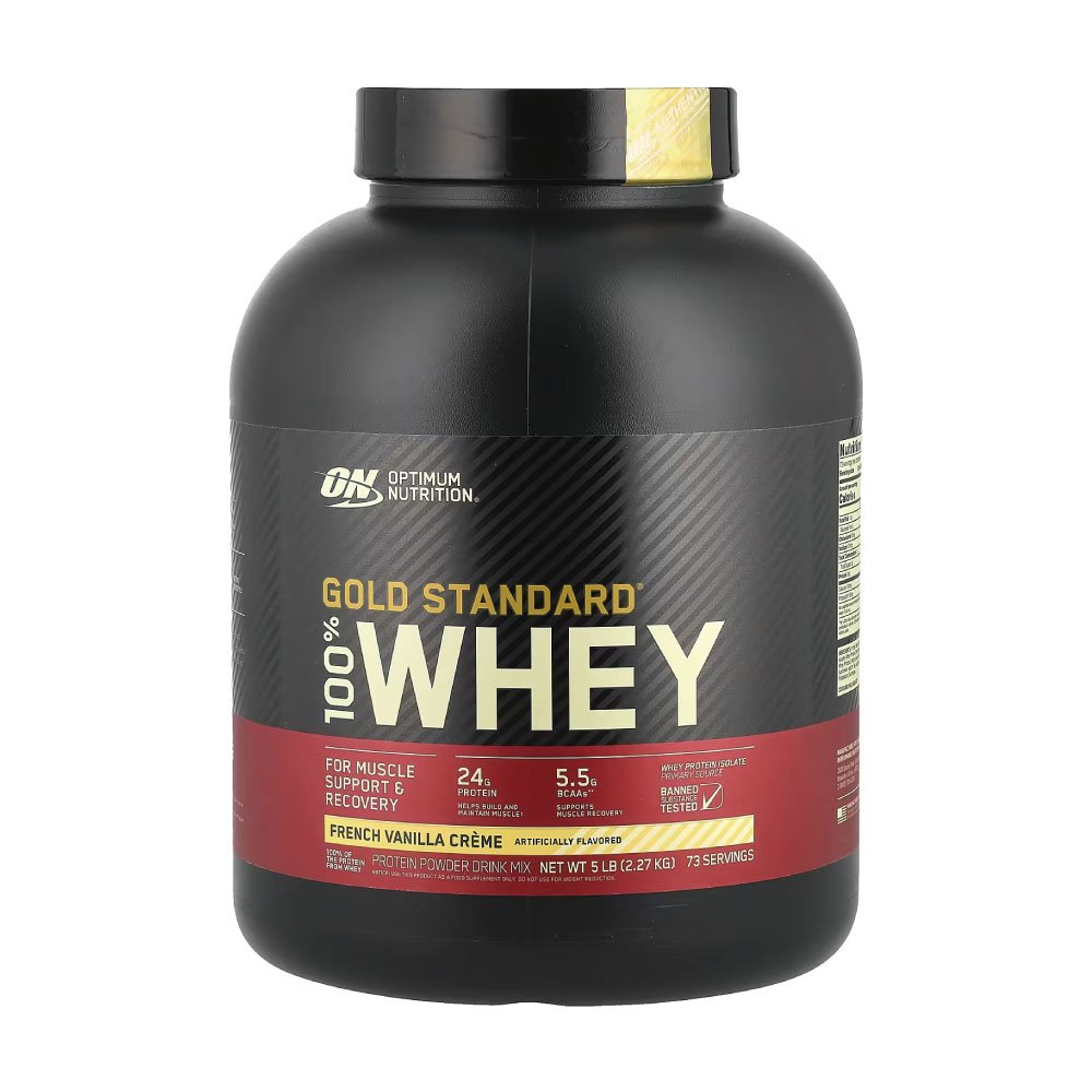 Optimum Nutrition | Gold Standard Whey 5 lbs Vanilla Creme | Alimentos Sostenibles