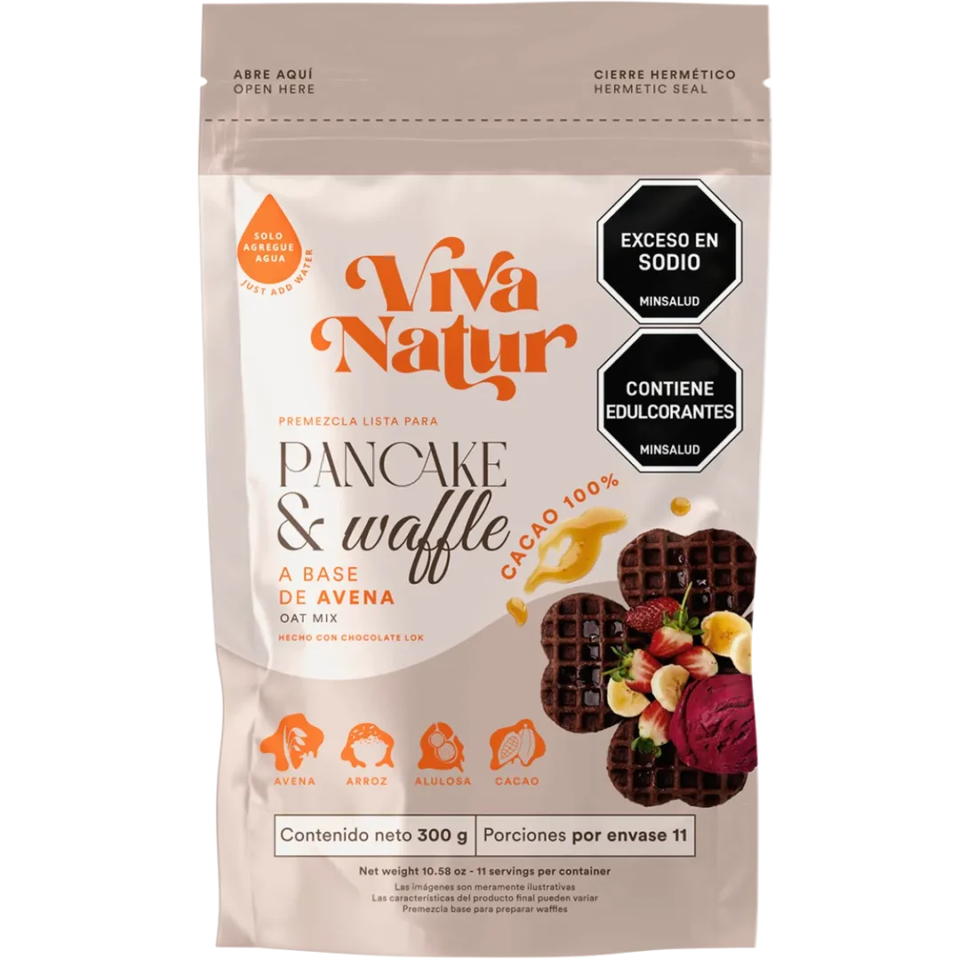 Viva Natur | Mezcla para Pancakes Cacao | Alimentos Sostenibles