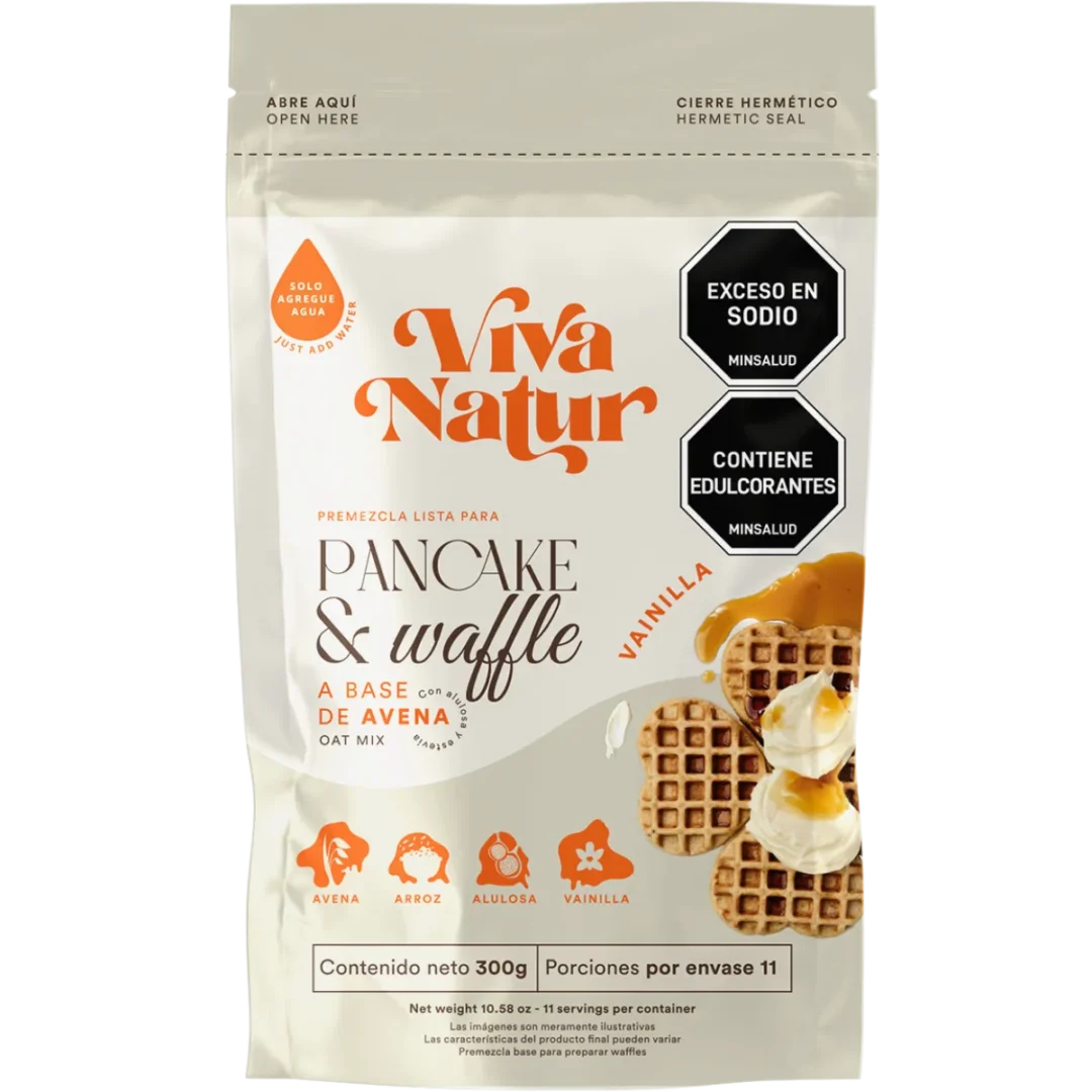 Viva Natur | Mezcla para Pancakes Vainilla | Alimentos Sostenibles